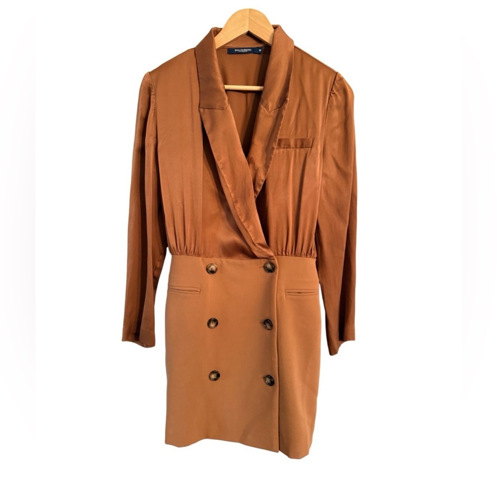 Royal Ivy Regatta Suit Dress Medium Dark Camel - Picture 2 of 10
